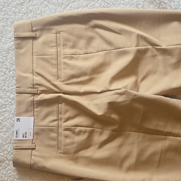 Express Columnist Ankle Midrise Pants Women's Size 2 Beige NWT - Picture 8 of 16